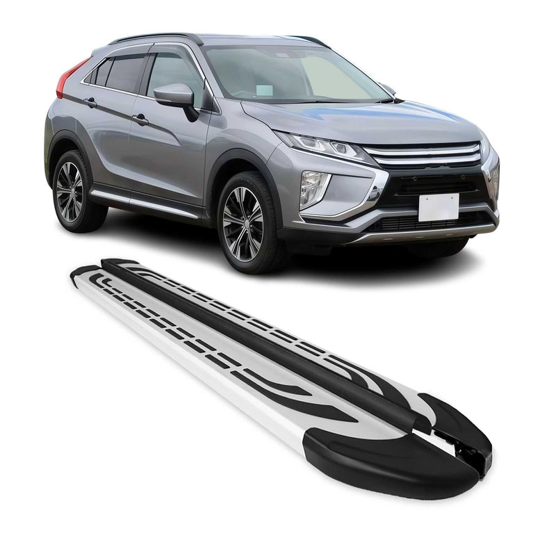 Trittbretter Schweller Seitenbretter für Mitsubishi Eclipse Cross 2018-2025 Alu