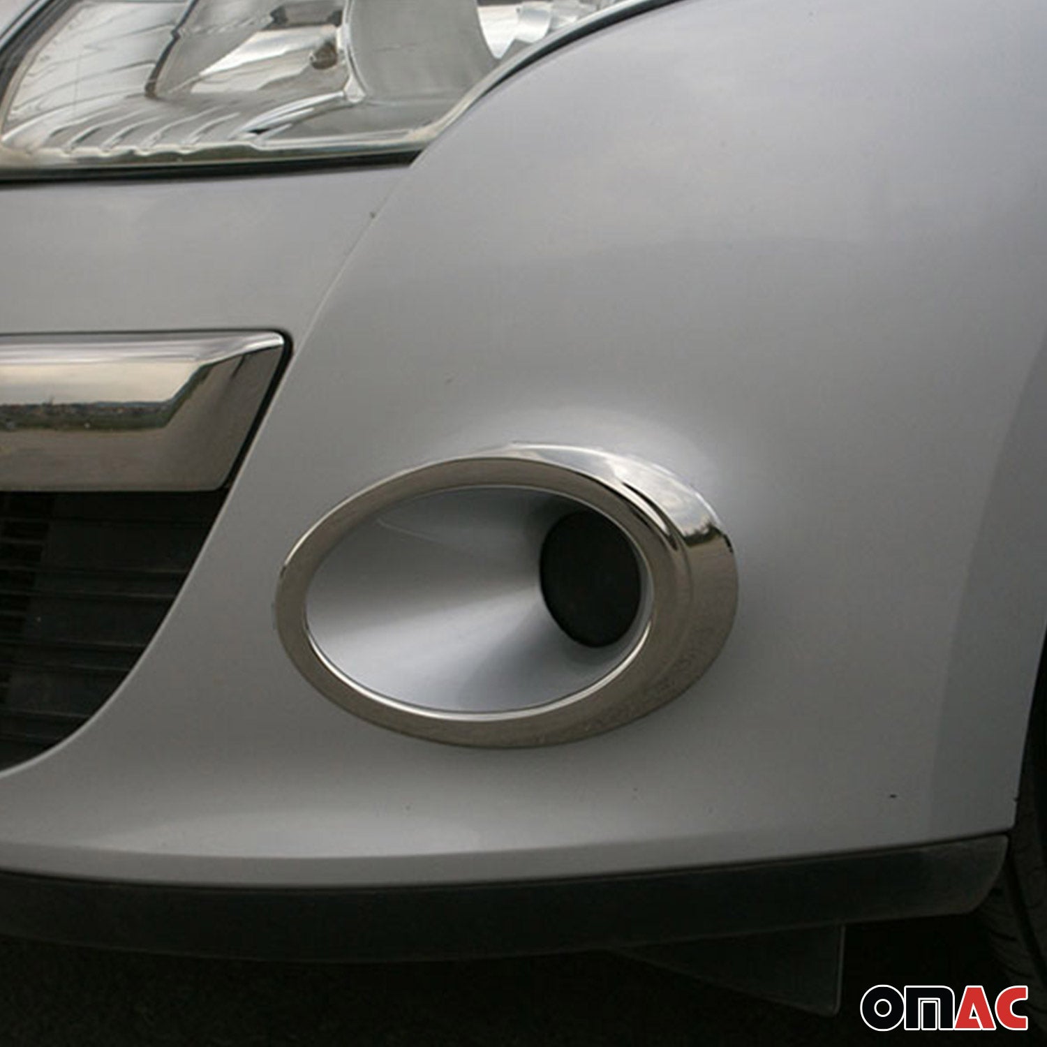 Nebelscheinwerfer Rahmen Chrom für Renault Megane 2009-2013 Edelstahl 2x