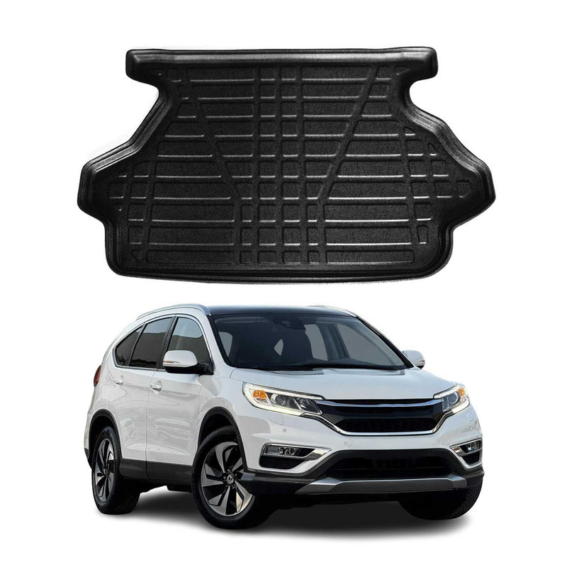 Kofferraumwanne Laderaumwanne für Honda CR-V 2012-2017 Gummi Schwarz