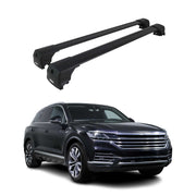 Dachträger Gepäckträger für VW Touareg III 2018-2026 ABE Grundträger Alu Schwarz