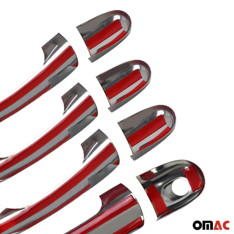 Türgriff Blende Türgriffkappen für Renault Kangoo 2008-2025 4-Tür Edelstahl 8x