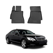 OMAC Gummimatten Fußmatten für Mercedes S Klasse W221 2005-2013 TPE Schwarz 1x