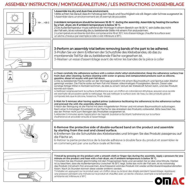 Heckklappe Kofferraumöffner Griff für Daihatsu Terios 2005-2024 Edelstahl Chrom