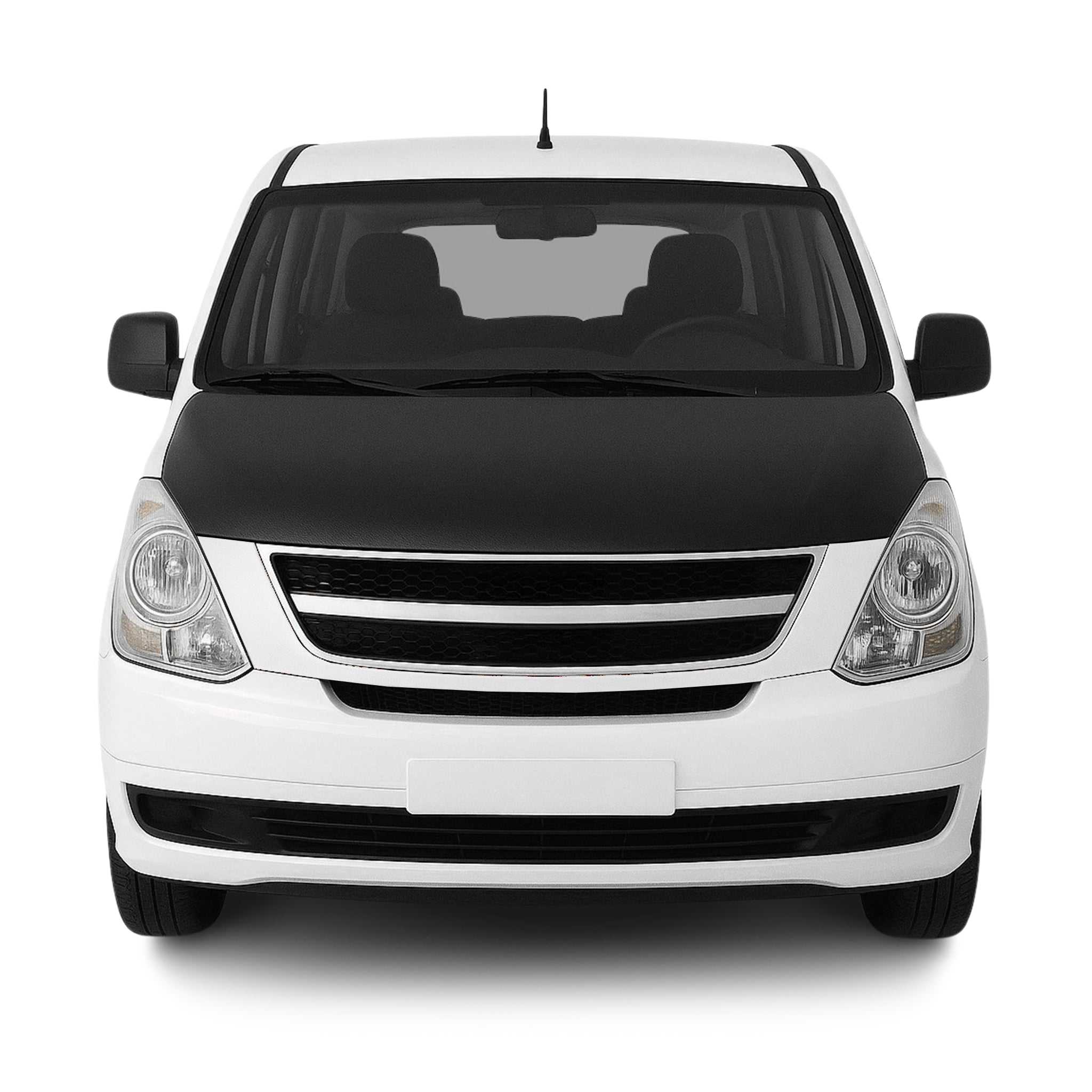 Haubenbra Bonnet Bra Steinschlagschutz für Hyundai H1 2008-2023 Schwarz 1tlg