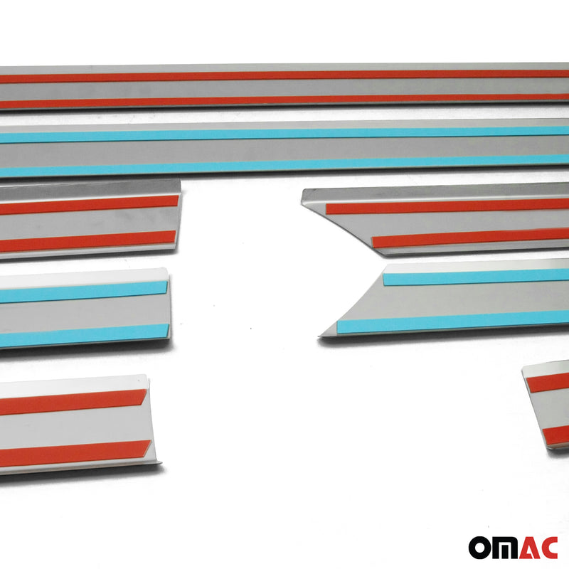 Seitentürleiste Türschutz für Mercedes Sprinter W906 2006-18 L2 Gebürstet