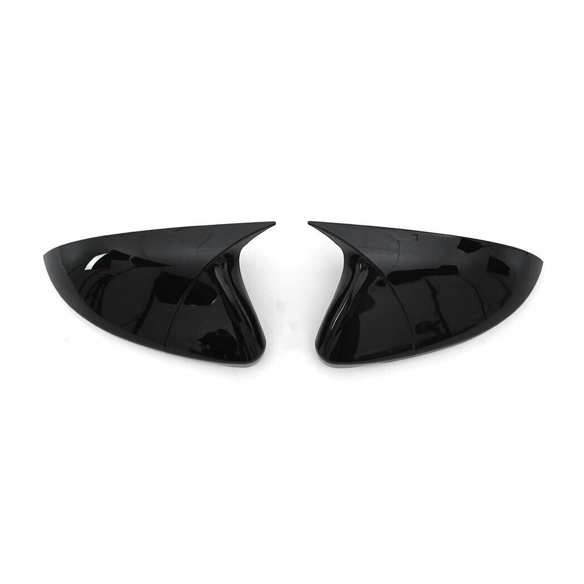 Mirror caps mirror cover for VW Golf 2012-2019 ABS black gloss 2 pieces