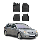 OMAC Gummi Fußmatten für Opel Signum 2003-2008 Premium TPE Automatten Schwarz 4x