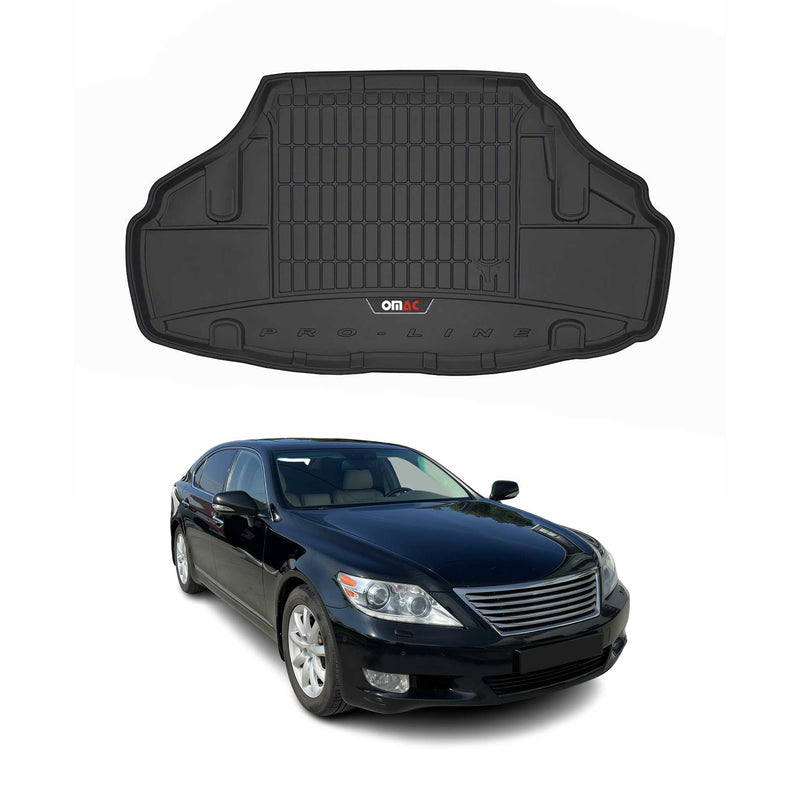 OMAC Gummi Kofferraumwanne für Lexus LS 460 2006-2017 TPE Laderaumwanne Schwarz
