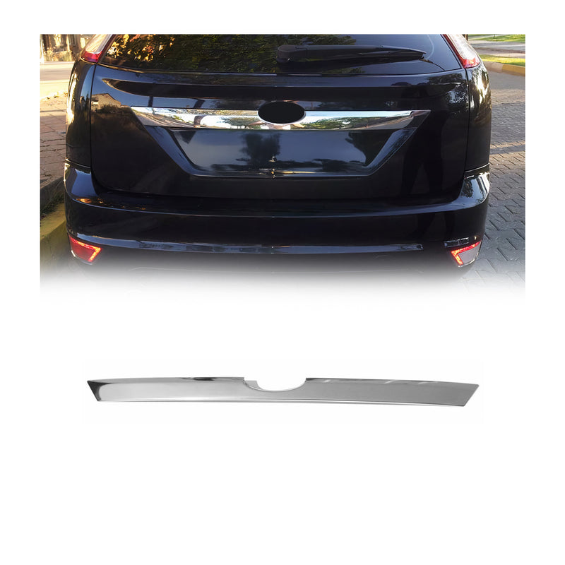 Kofferraumleiste Heckklappe Leiste für Ford Focus 2008-2011 Edelstahl Chrom