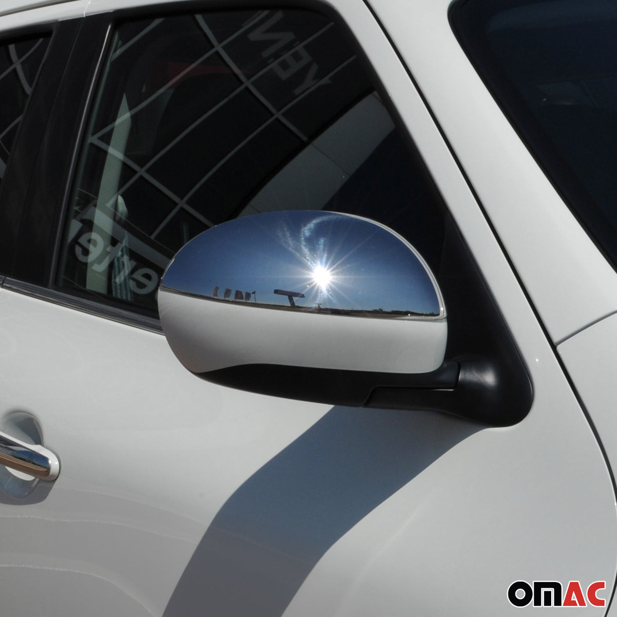 Spiegelkappen Spiegelabdeckung für Nissan Juke 2010-2019 Edelstahl Chrom 2tlg