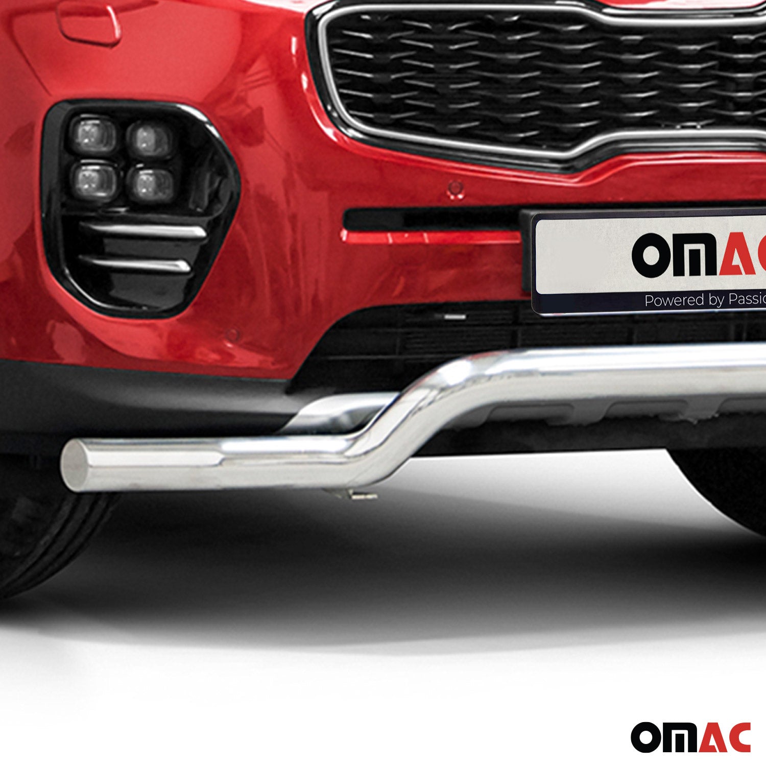 Frontbügel Frontschutzbügel Schutz für Kia Sportage 2015-2018 Stahl ABE Silber