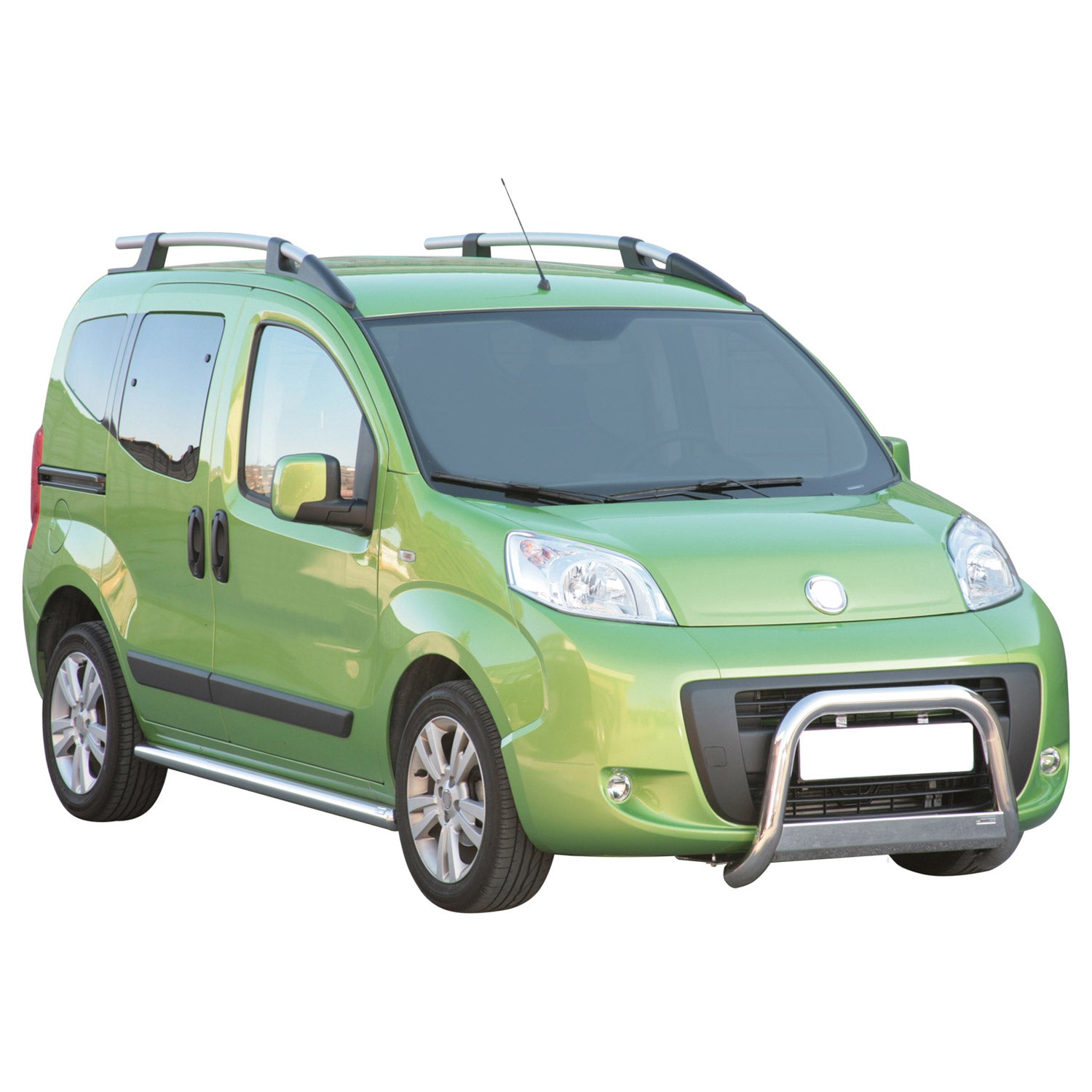 Frontbügel Frontschutzbügel für Fiat Fiorino 2008-2016 ø63mm Stahl Silber Schutz