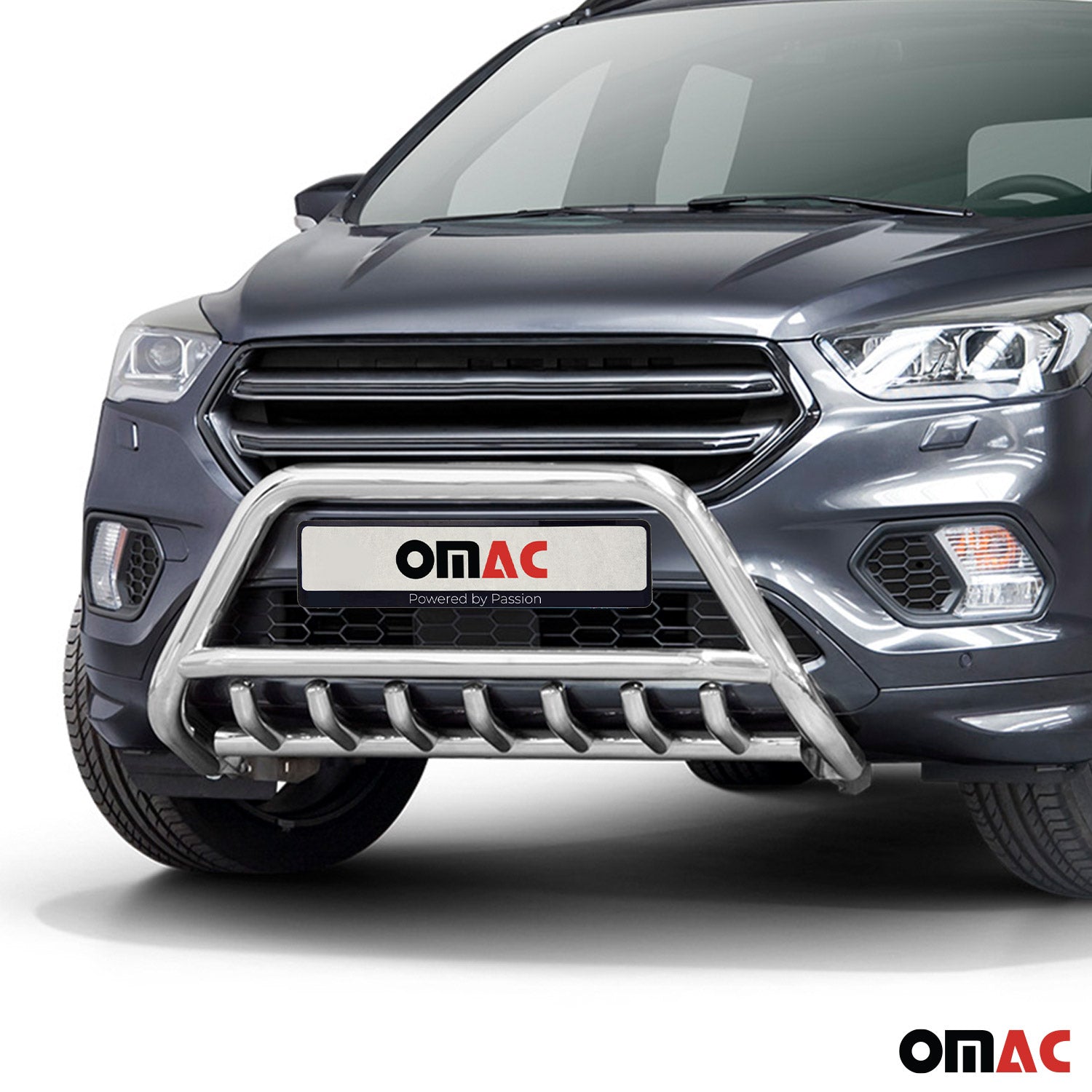 Edelstahl Frontschutzbügel für Ford Kuga 2017-2025 mit ABE Silber Schutz