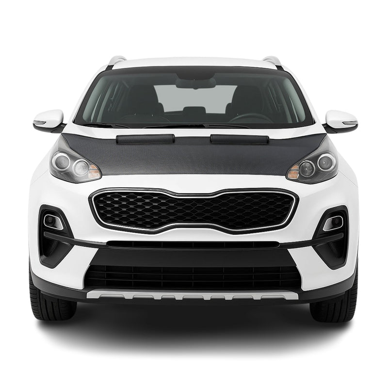 Haubenbra Steinschlagschutz Bonnet Bra für Kia Sportage QL 2017-21 Carbon Halb