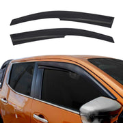 2x Windabweiser Regenabweiser für VW Caddy Typ 2K 2003-2020 Acryl Dunkel