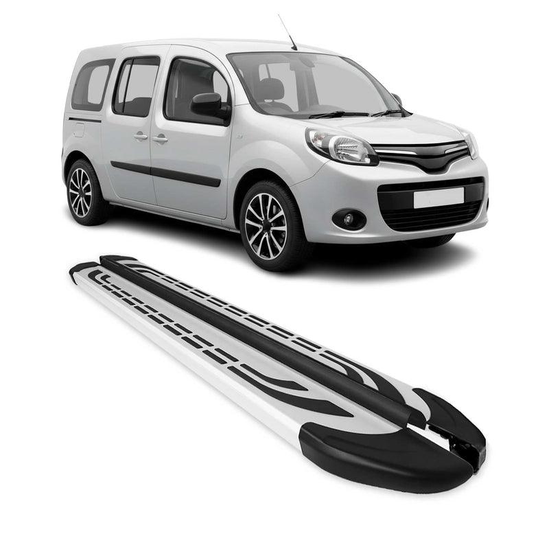 Trittbretter Seitenschweller Seitenbretter für Renault Kangoo 2 2008-2021 Alu