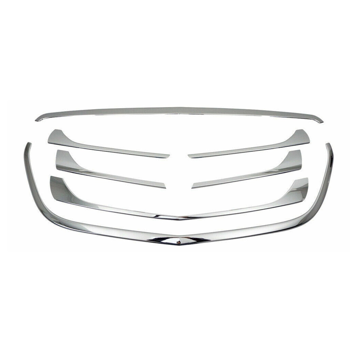 Kühlergrill Leisten Grillleisten für Mercedes Vito W447 2014-2019 Chrom 7tlg