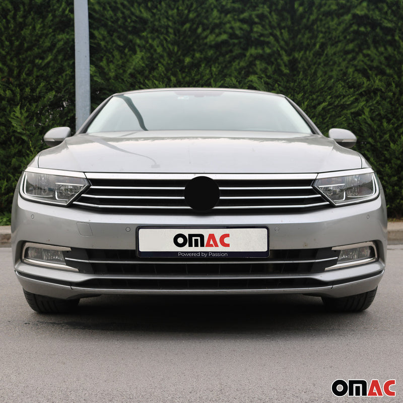 Kühlergrill Leisten Grillleisten für VW Passat 3G B8 Variant 2014-2019 Chrom 3x