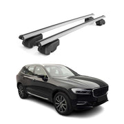 Dachträger Gepäckträger für Volvo XC60 II 2017-2026 Aluminium Silber ABE 2x