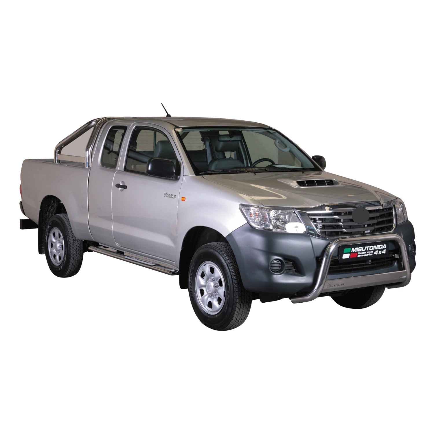 Frontbügel Frontschutzbügel für Toyota Hilux 2011-2015 ø63mm Stahl Silber Schutz