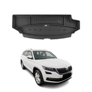 OMAC Gummi Kofferraumwanne für Skoda Kodiaq 2016-2024 mit seitlicher Ablage