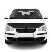 Haubenbra Steinschlagschutz Bonnet Bra für VW Polo 2002-2005 Schwarz Halb