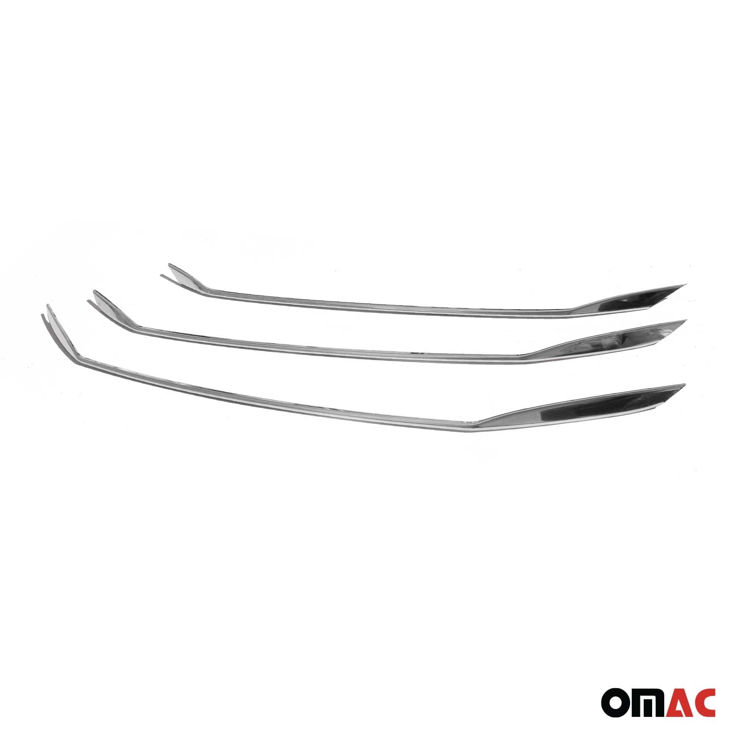 Kühlergrill Leisten Grillleisten für Hyundai Elantra 2011-15 Edelstahl Chrom 3x