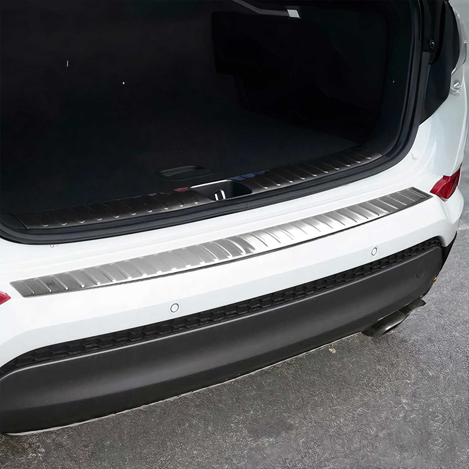 Ladekantenschutz Stoßstange für Hyundai Tucson 2016-2018 Pre-FL Edelstahl Chrom