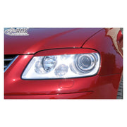 RDX Scheinwerferblenden für VW Touran 1T 2003-2006 & Caddy 2004-2010 ABS TÜV