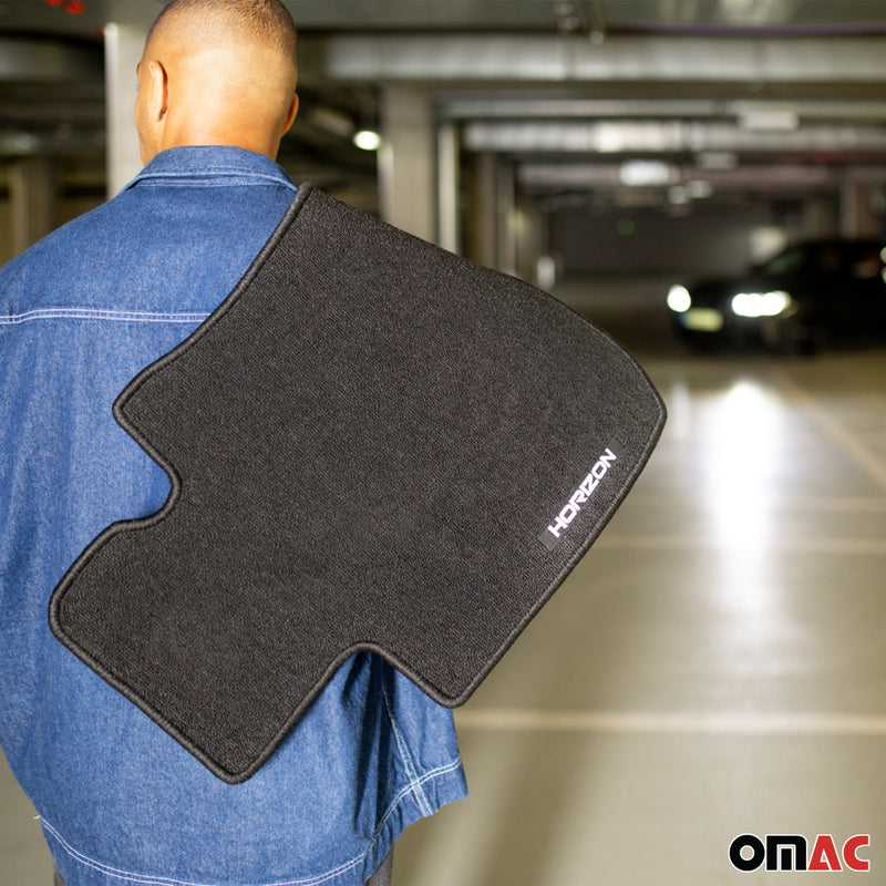 Velours Fußmatten für BMW 3er E46 1998-2005 Autoteppich Automatten Schwarz 4 tlg