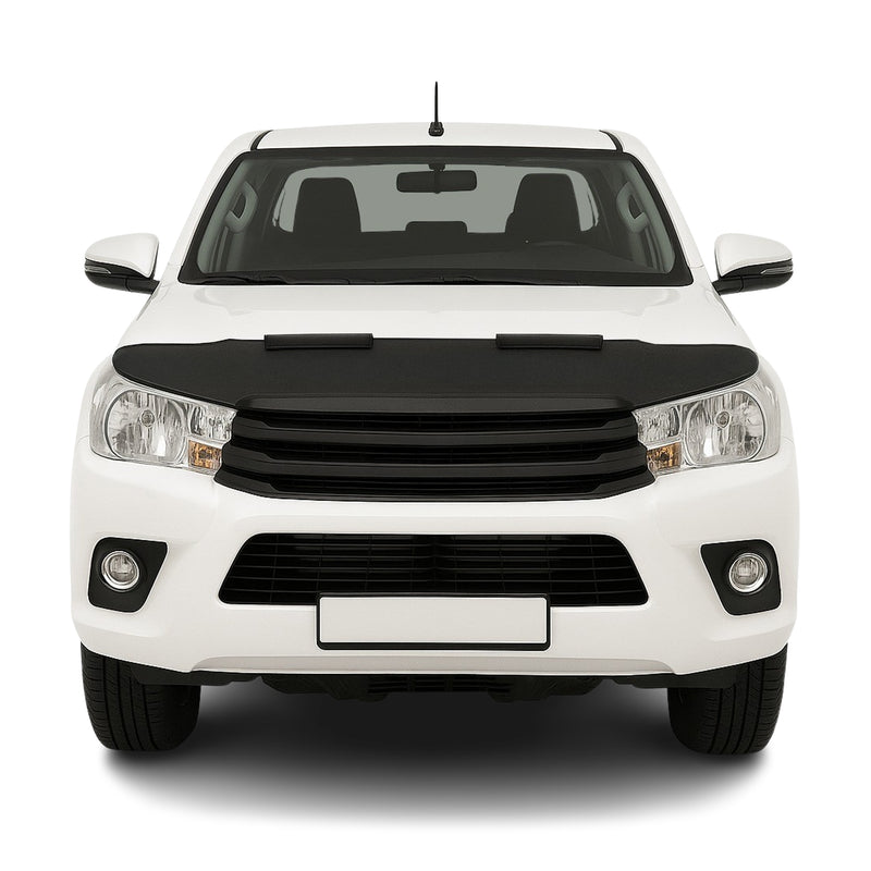 Haubenbra Steinschlagschutz Bonnet Bra für Toyota Hilux 2015-2025 Schwarz Halb