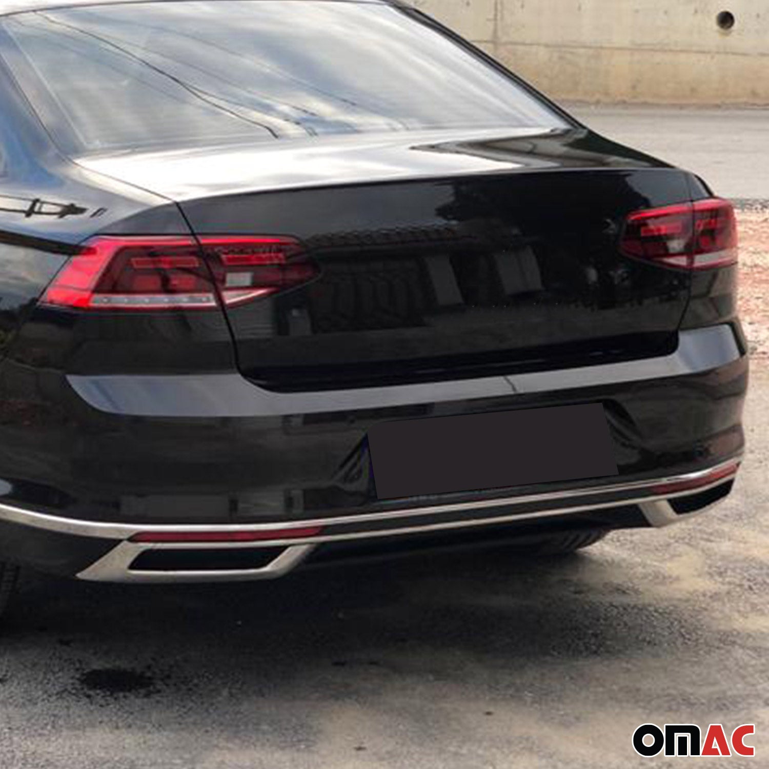 Stoßstangen Diffusor Auspuffrahmen für VW Passat B8,5 Stufenheck 2019-2023 Chrom