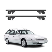Dachträger Grundtäger für Citroen XM Kombi 1994-2000 Facelift Alu TÜV Schwarz 2x