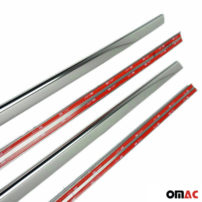 Fensterleisten Zierleisten für Fiat Tipo 2016-2025 Edelstahl Chrom 4tlg