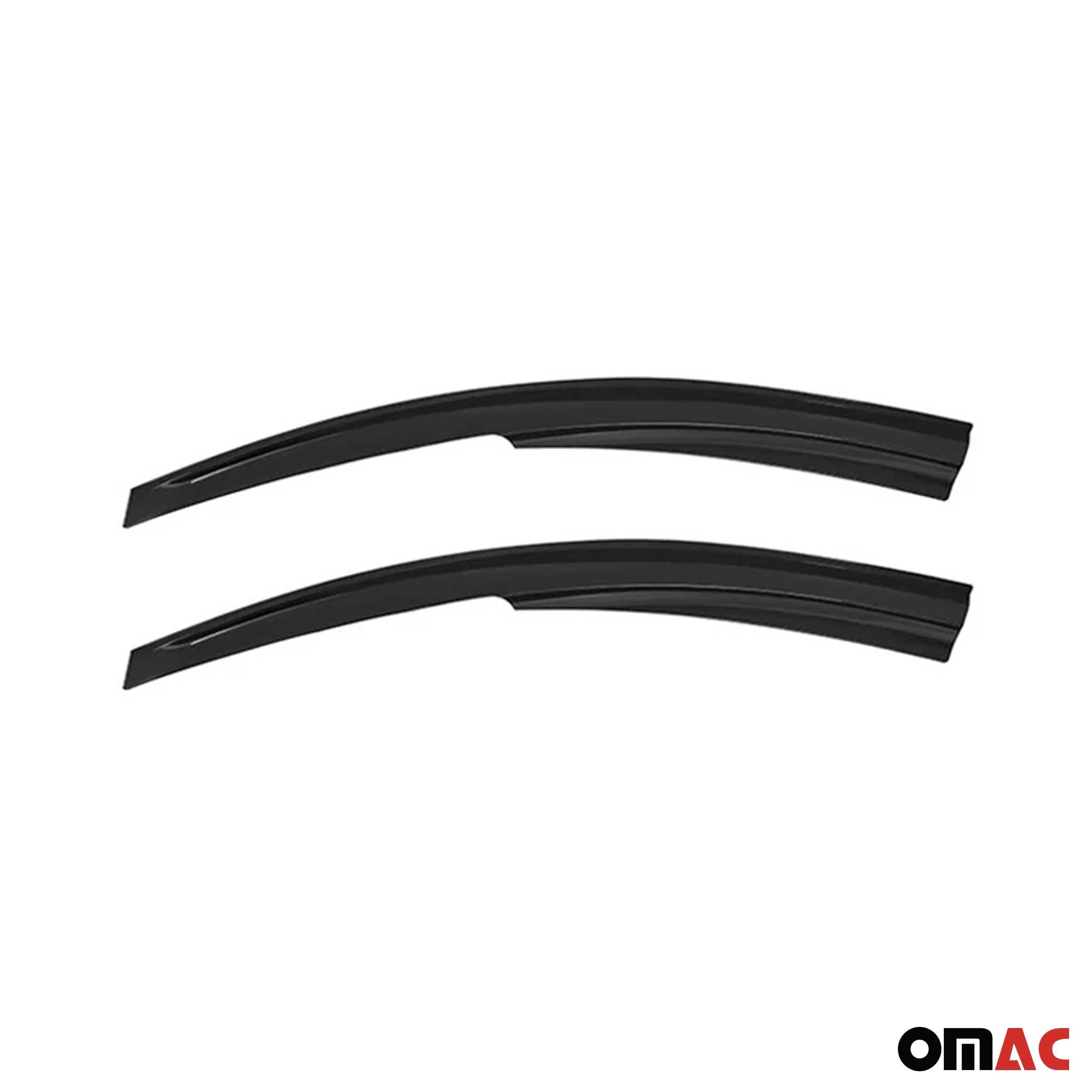 Windabweiser Regenabweiser für Dacia Jogger 2021-2026 Schwarz Acrylic 2tlg