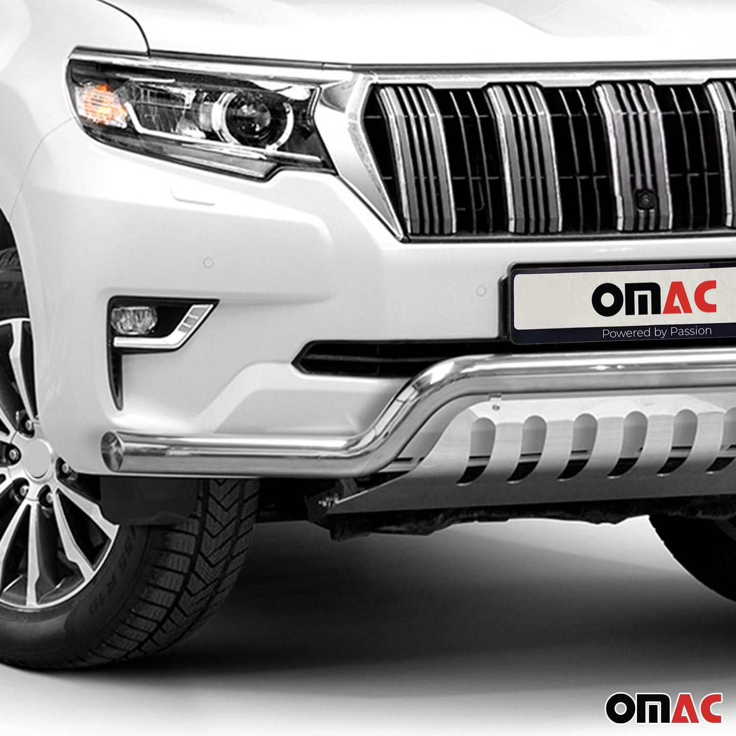 Frontbügelschutz Frontschutzbügel für Toyota Land Cruiser 150 2019-23 Grau ABE