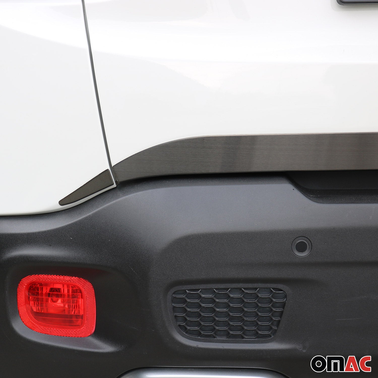 Kofferraumleiste Heckleiste für Jeep Renegade 2014-2024 Gebürstet Dunkel 3tlg