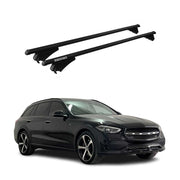 Menabo Dachträger für Mercedes C Klasse S206 T-Model 2021-2026 75kg Alu Schwarz