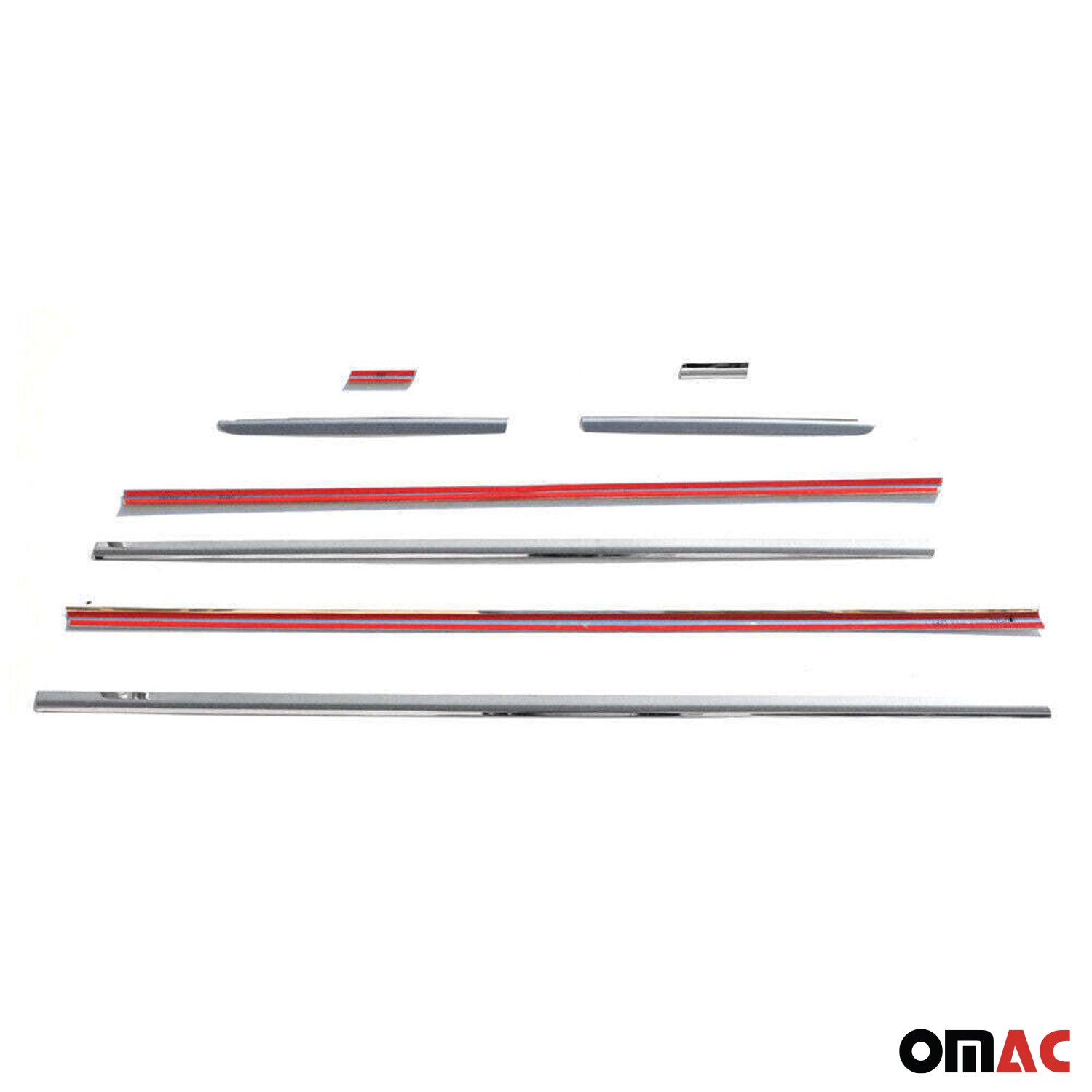 Fensterleisten Zierleisten für Citroen C4 Schrägheck 2004-2010 Edelstahl 8tlg