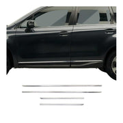 Seitentürleiste Türschutzleiste für Subaru Forester IV 2013-2018 Chrom Edelstahl