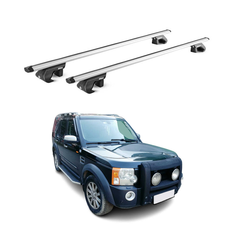 Dachträger für Land Rover Discovery III 2004-2009 5 tür 90kg Alu Silber 2x ABE