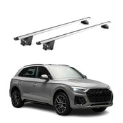 Dachträger Grundtäger für Audi Q5 mk3 2025-2026 100kg Aluminium Silber 2tlg ABE