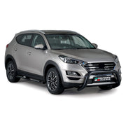 Frontbügel Frontschutzbügel für Hyundai Tucson 2018-2021 ø76mm Stahl Schwarz