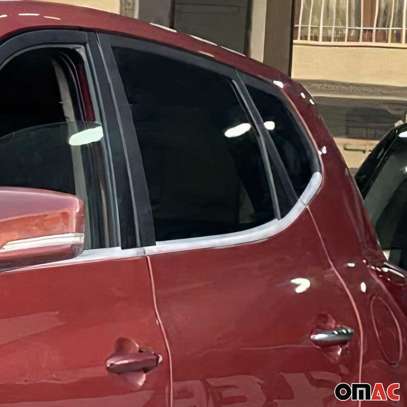 Fensterleisten Zierleisten für Hyundai ix20 2010-2021 Edelstahl Chrom 8tlg