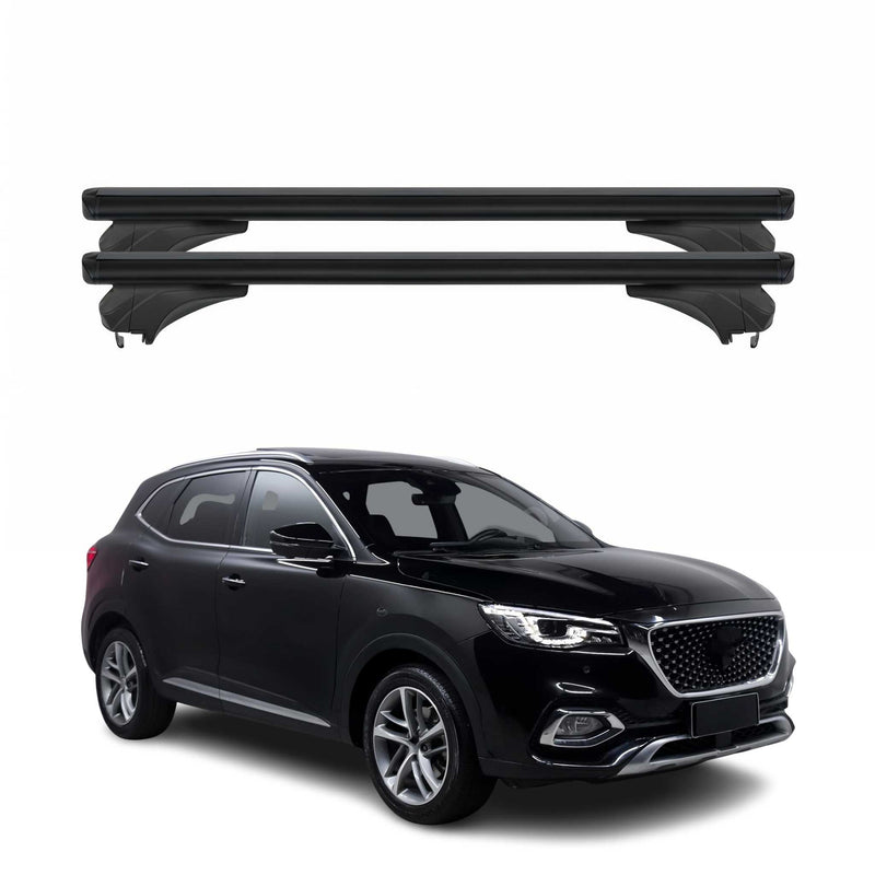 Menabo Dachträger Grundtäger für MG HS I 2018-2024 Aluminium Schwarz 2 tlg