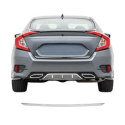 Kofferraumleiste Heckklappe Leiste für Honda Civic X 2016-2022 Edelstahl Chrom