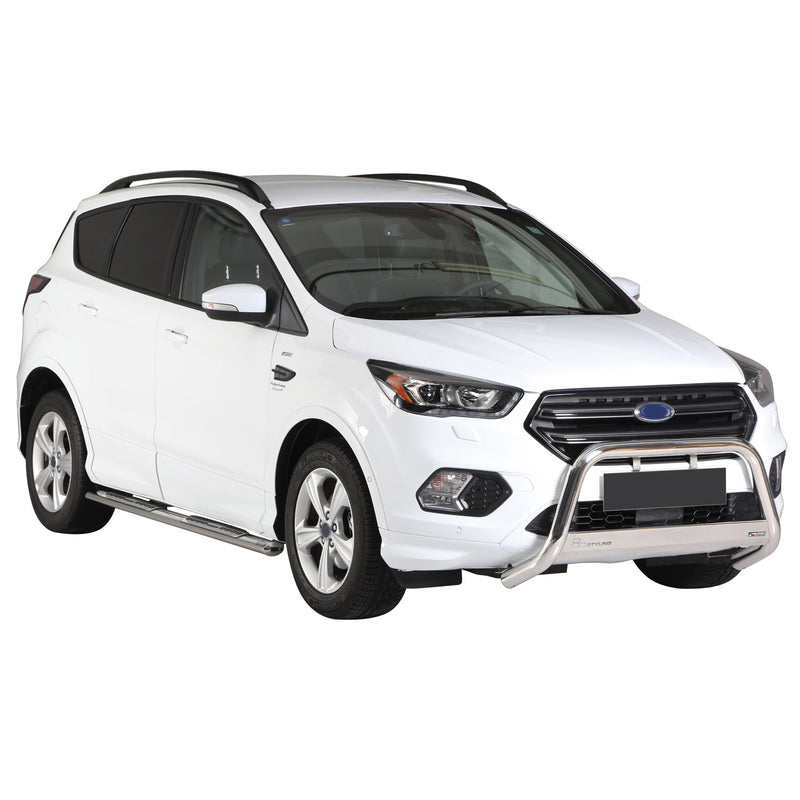 Frontbügel Frontschutzbügel für Ford Kuga 2017-2019 ø63mm Stahl Silber Schutz