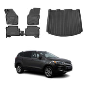 OMAC Fußmatten & Kofferraumwanne Set für Ford Kuga II 2012-2019 RHD