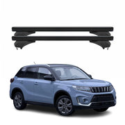 Menabo Dachträger Grundtäger für Suzuki Vitara LY 2015-2026 Aluminium Schwarz 2x