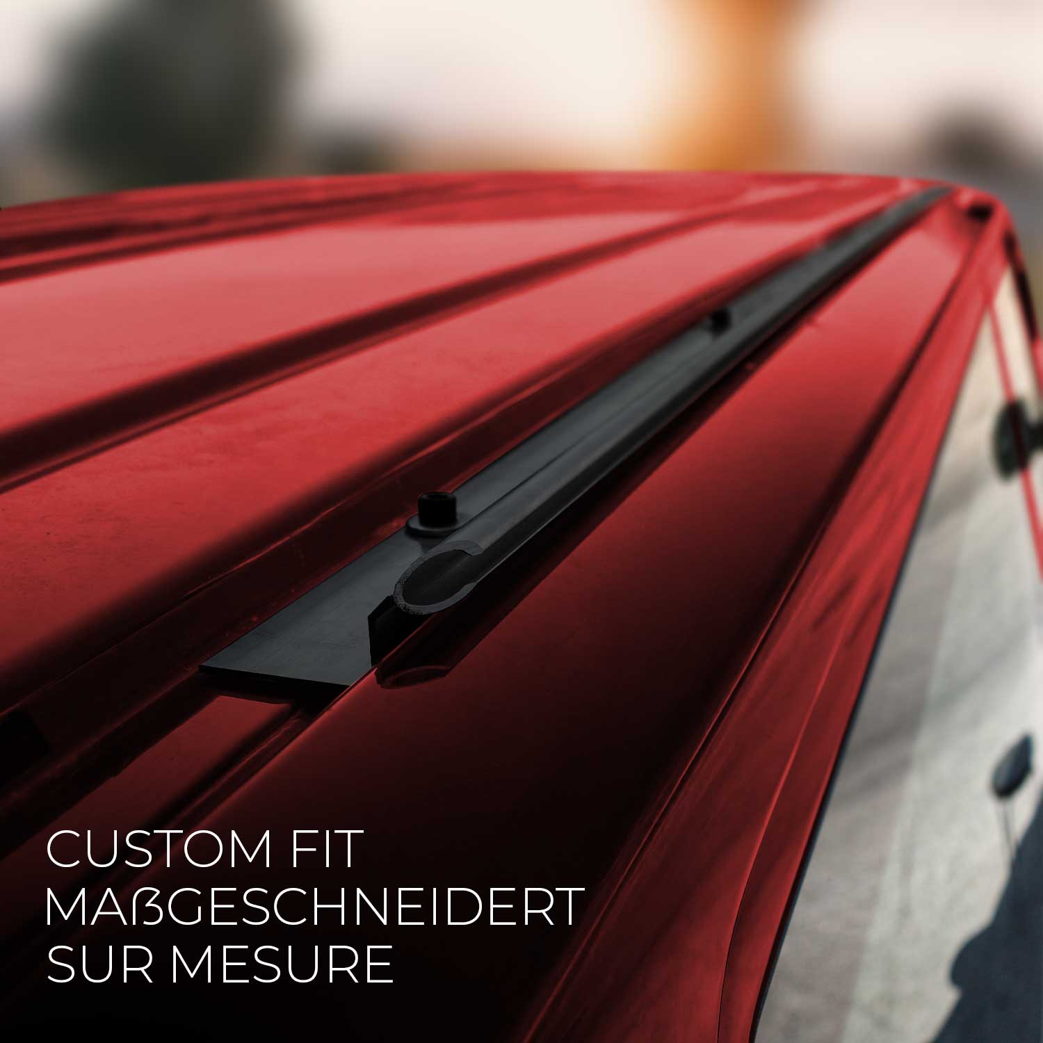 Sonnensegel Kedereinzug Kederschiene Kederleiste für VW T5 T6 ab 2003 L2 Schwarz